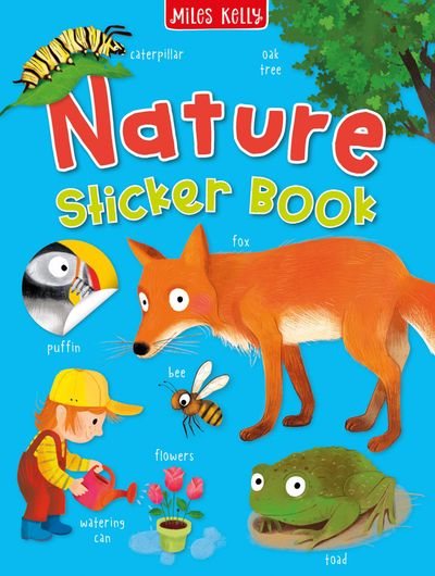 Cover image for Nature Sticker Book - Miles Kelly