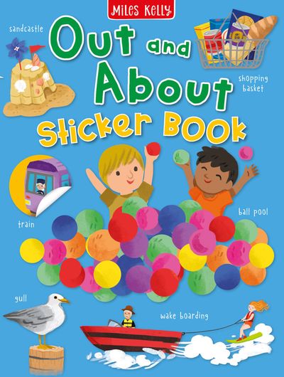 Cover image for Out and About Sticker Book - Miles Kelly