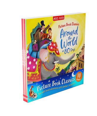 Cover image for Picture Book Classics - Picture Book Classics 10 book pack: Classic stories retold with colourful illustrations (Picture Book Classics) - Miles Kelly