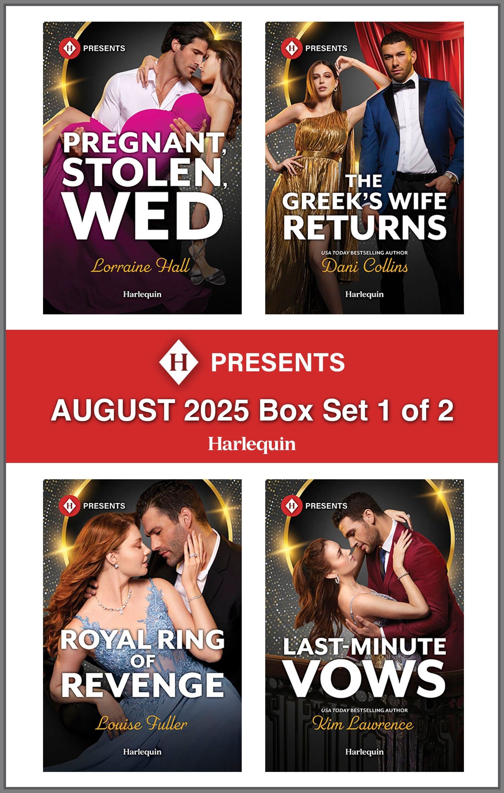 Harlequin Presents August 2025 - Box Set 1 of 2