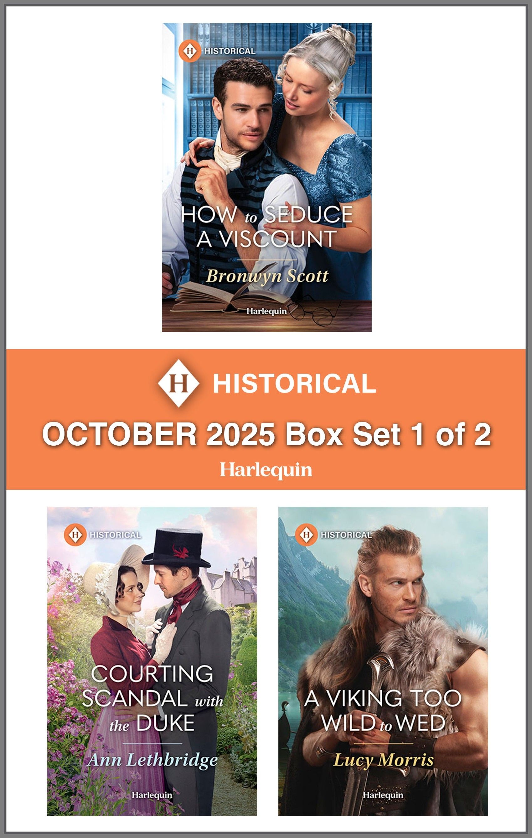 Harlequin Historical - October 2025 - Box Set 1 of 2