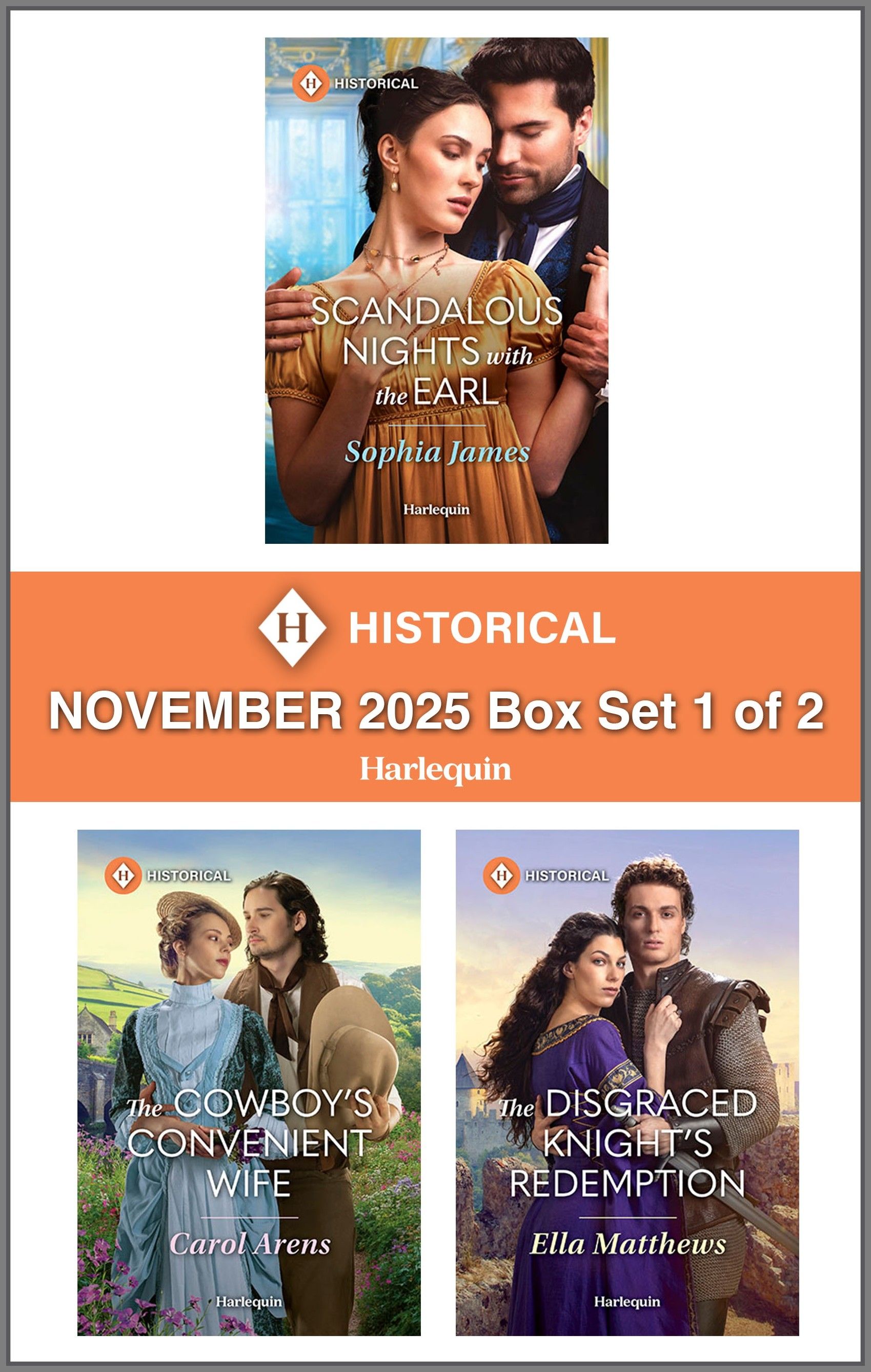 Harlequin Historical - November 2025 - Box Set 1 of 2