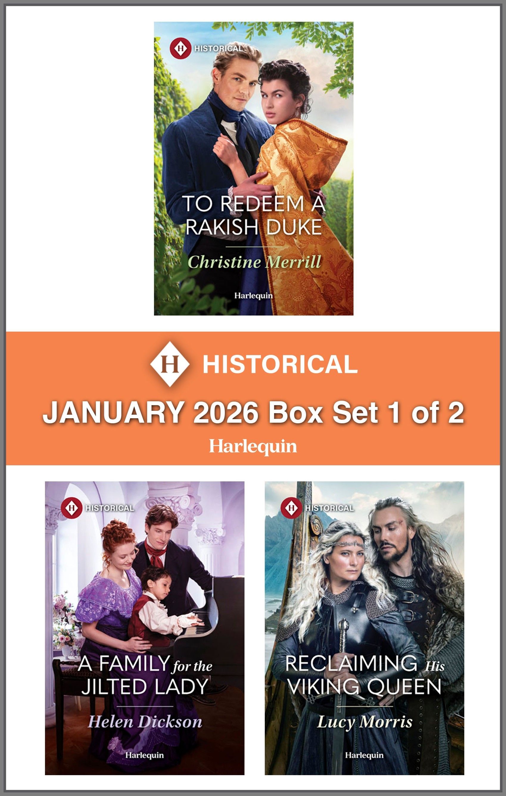 Harlequin Historical - January 2026 - Box Set 1 of 2