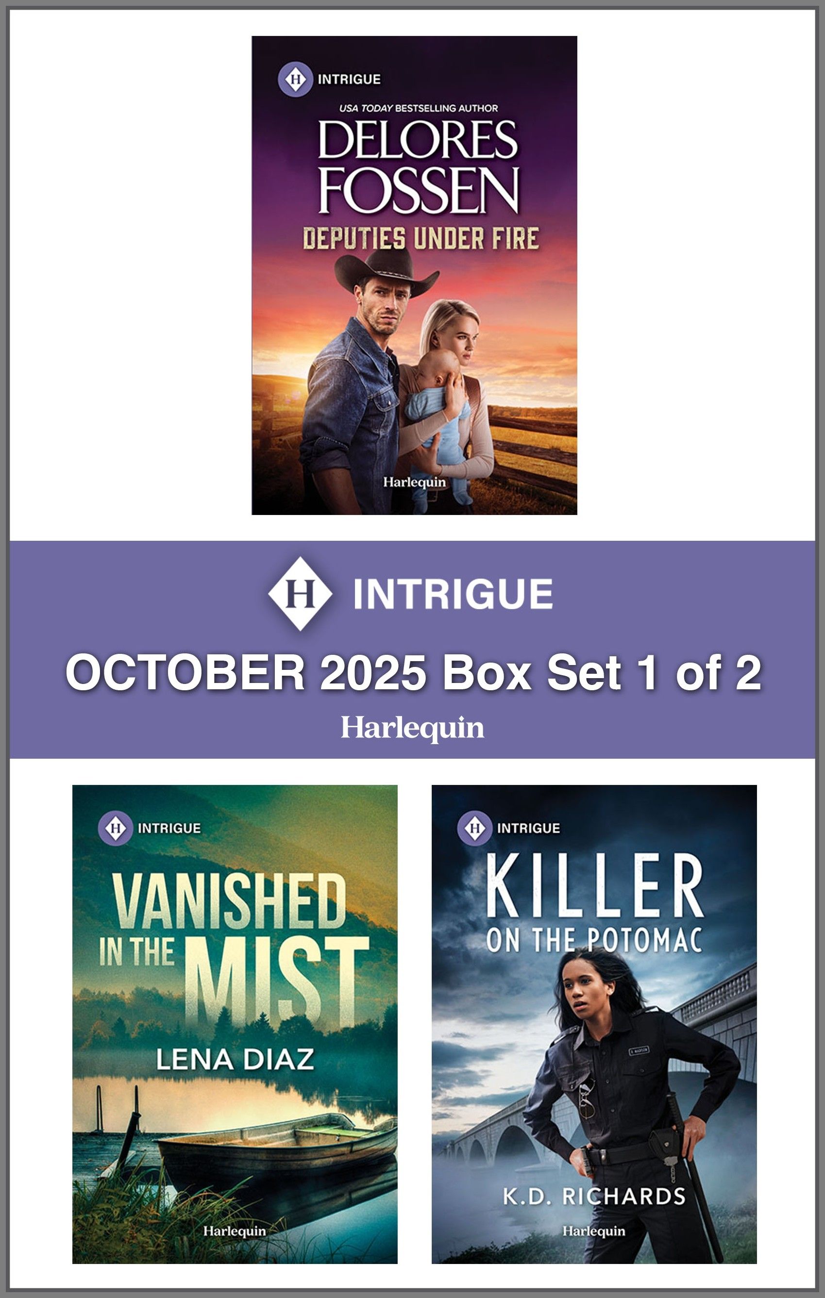 Harlequin Intrigue October 2025 - Box Set 1 of 2