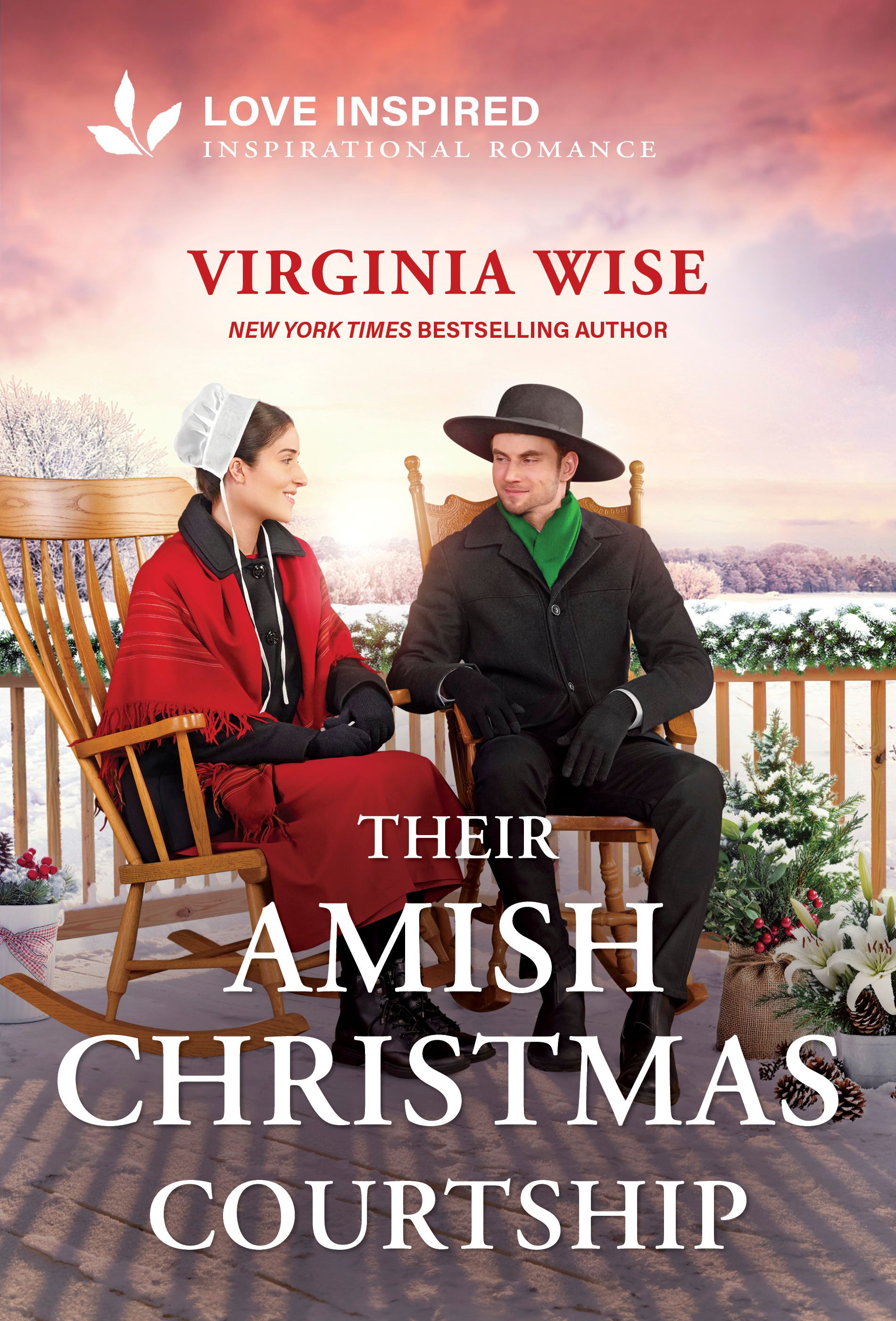 Their Amish Christmas Courtship Book Cover