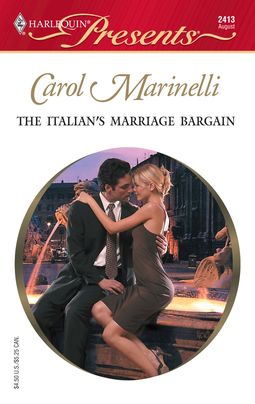 THE ITALIAN'S MARRIAGE BARGAIN