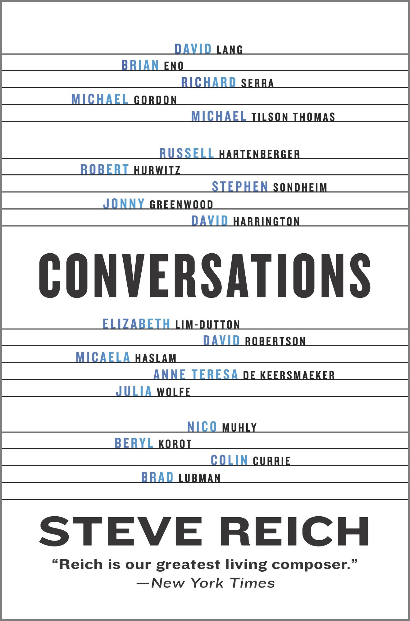 Conversations by Steve Reich