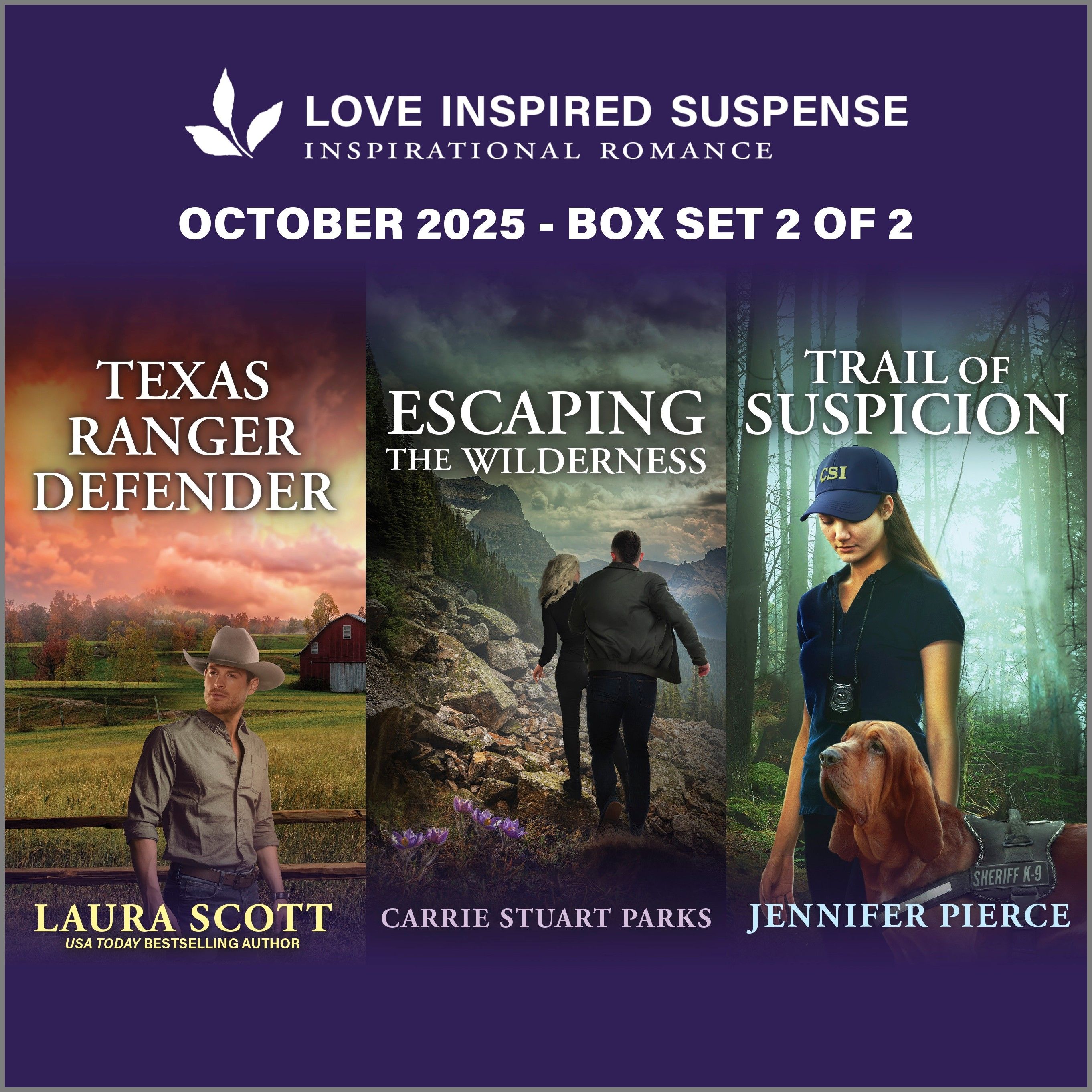 Love Inspired Suspense October 2025 - Box Set 2 of 2 Book Cover